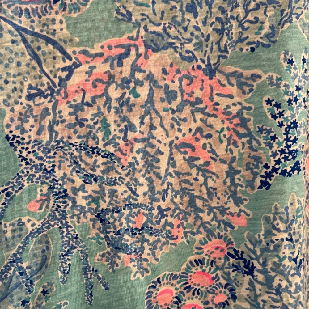 Lilly Pulitzer Etta Scoop Neck Top XL - Picture 5 of 8